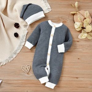 PatPat 2pcs Solid Knitted Long-sleeve Baby Set. Grey and White Color.NEW.No tags